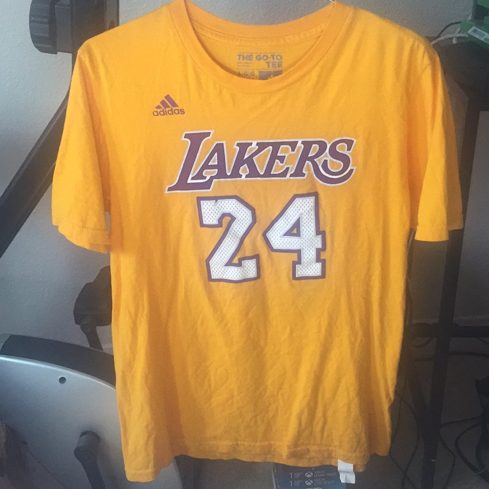 Adidas LA Lakers Kobe Bryant T Shirt Boys Large